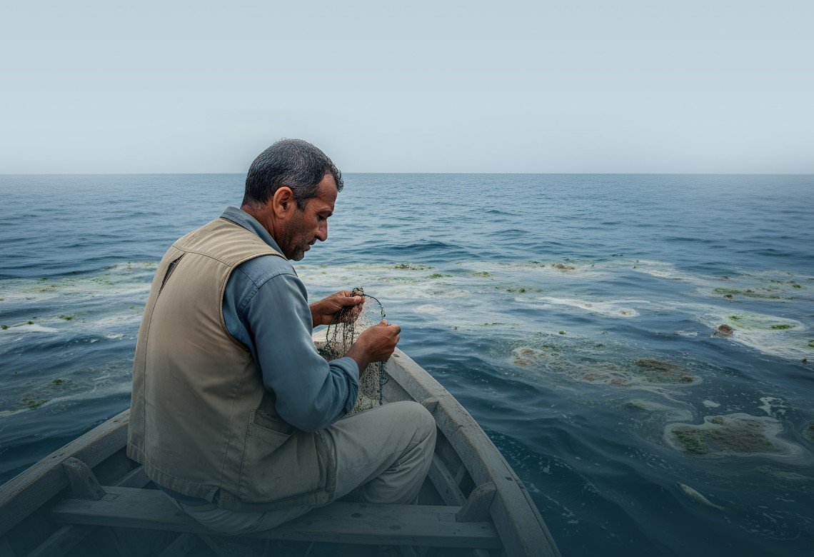 صيادو غزة: حين يصبح البحر نفسه تهديدًا للحياة