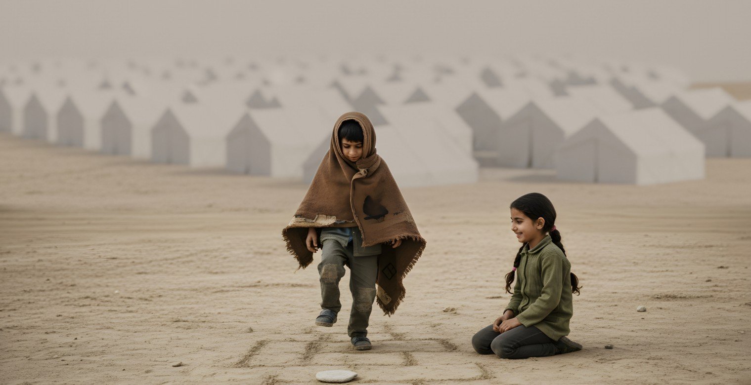 غزة: الخيام تتمدد ومساحات لعب الأطفال تختفي