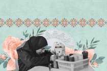 بنجاة آلة وحيدة: ولاء تستأنف صناعة الأزياء 