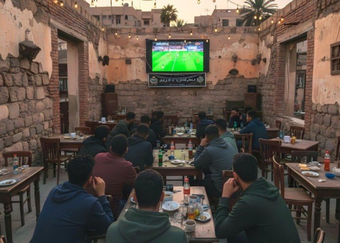شاشة المقهى: ملاذ الشباب الناجين من جحيم النزاع