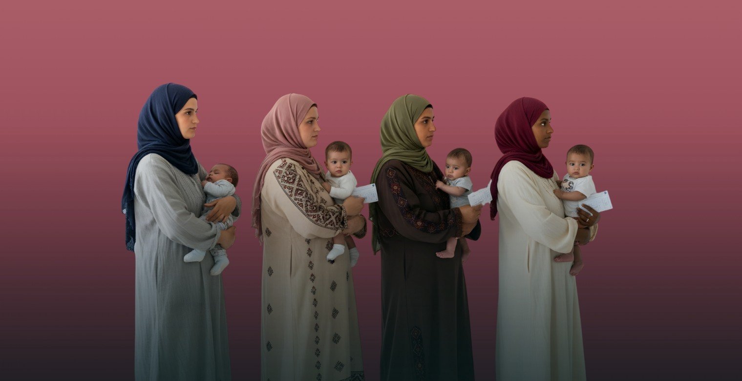 غزة: رضّع يبدءون حياتهم في طوابير الانتظار