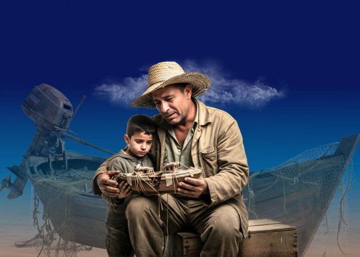 صيادون بين حطام القوارب والشباك الفارغة