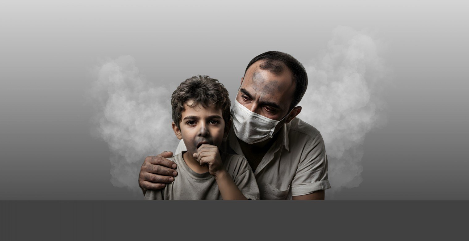 غزة: هواء الحرب السام يخنق مليوني إنسان