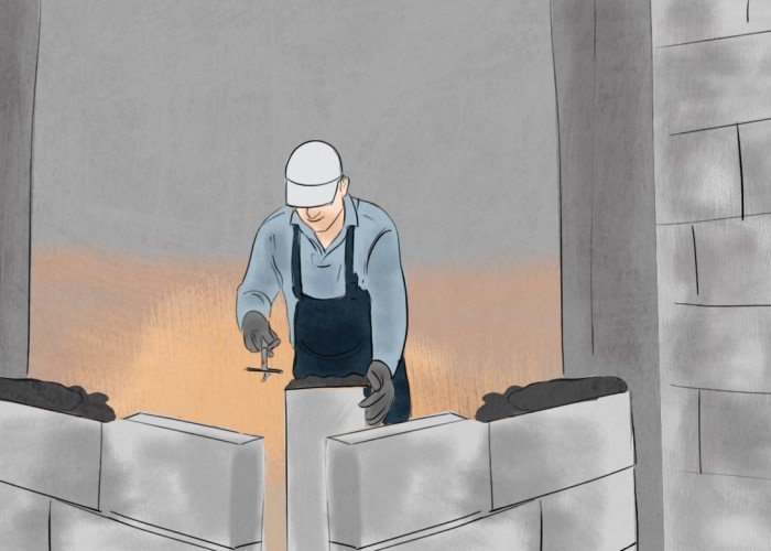فاتورة مصروفات عامل بناء برتبة "معلم"