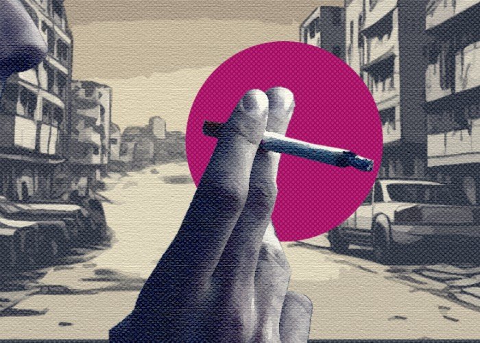 بين ألسنة الحرب: السجائر اليدوية تنقذ المدخنين