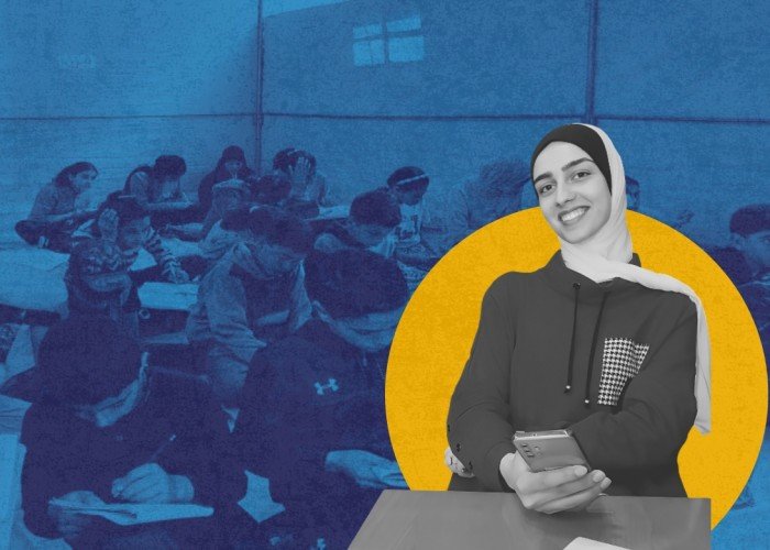 عن فاطمة والملاذ التعليمي لأطفال غزة  